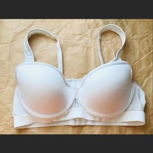 White Danskin Now Sports Bra